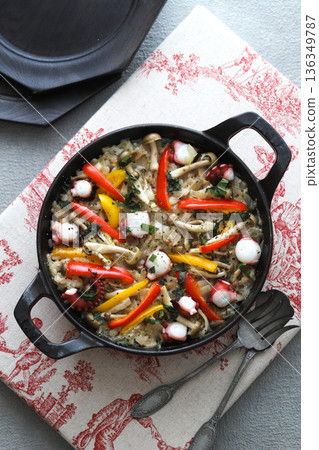 地中海海鮮飯 136349787