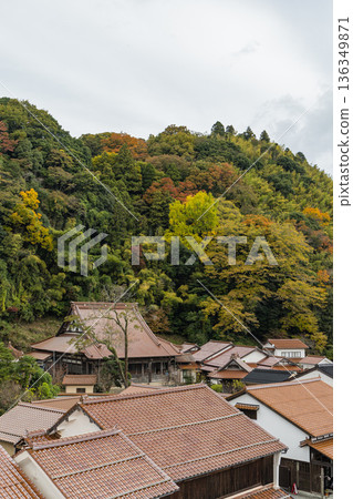 The townscape of the Omori Silver Mine, an important traditional buildings preservation district in Omori, Ota City, Shimane Prefecture, Japan The townscape of the Omori Silver Mine, an important traditional buildings preservation district in Omori, Ota City, Shimane Prefecture, Japan 136349871