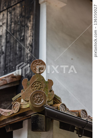 The townscape of the Omori Silver Mine, an important traditional buildings preservation district in Omori, Ota City, Shimane Prefecture, Japan 136350027