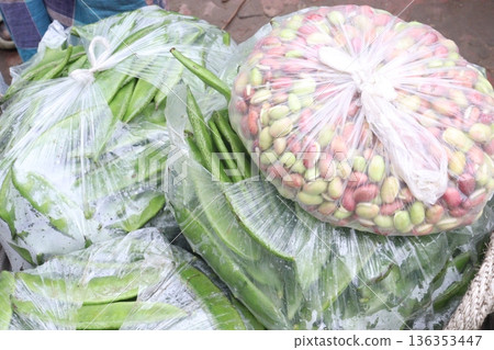 Edamame seeds stock on shop for sell are cash crops 136353447