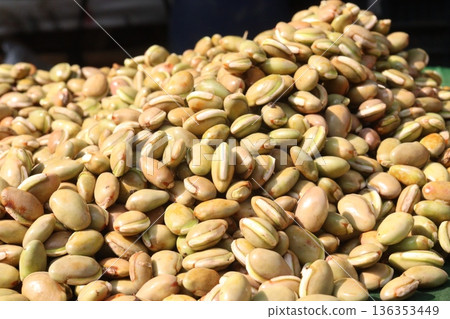 Edamame seeds stock on shop for sell are cash crops 136353449
