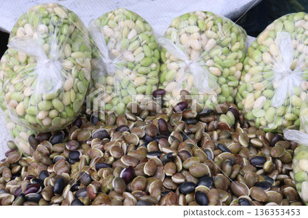 Edamame seeds stock on shop for sell are cash crops Edamame seeds stock on shop for sell are cash crops 136353453