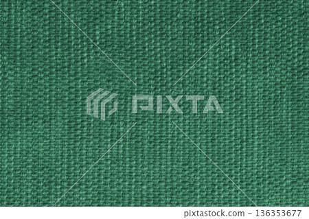 Green upholstery fabric, cloth texture background with woven textile pattern, close up, macro Green upholstery fabric, cloth texture background with woven textile pattern, close up, macro 136353677