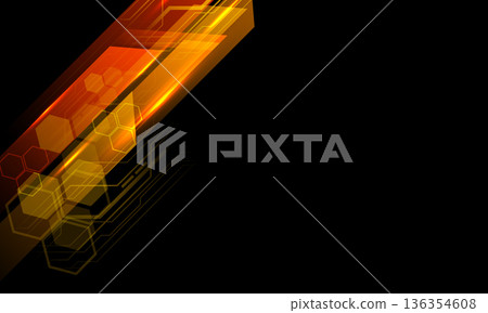 Abstract technology technology futuristic red cyber line dynamic on black with blank space design modern background vector Abstract technology technology futuristic red cyber line dynamic on black with blank space design modern background vector 136354608