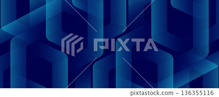 Modern digital technology background design with hexagons. Futuristic technology hexagonal abstract mesh concept. Geometric stripe line art design for poster, brochure, cover, banner, website, header. Modern digital technology background design with hexagons. Futuristic technology hexagonal abstract mesh concept. Geometric stripe line art design for poster, brochure, cover, banner, website, header. 136355116