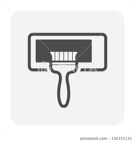 Air Conditioner Cleaning Icon Air Conditioner Cleaning Icon 136355132