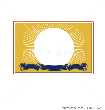 Vintage retro frame Label design Vector Graphic element Background Vintage retro frame Label design Vector Graphic element Background 136355529