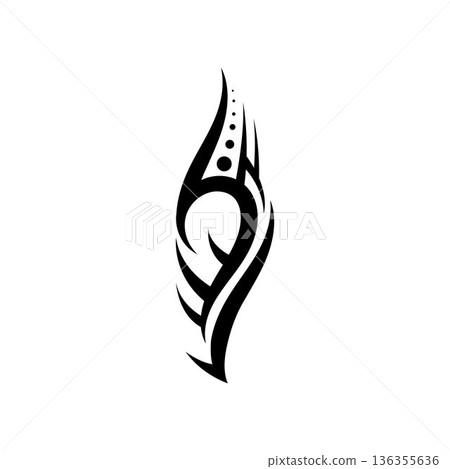 tribal pattern tattoo vector art design,tattoo tribal abstract sleeve, sketch art design isolated on white background,Simple logo. tribal pattern tattoo vector art design,tattoo tribal abstract sleeve, sketch art design isolated on white background,Simple logo. 136355636