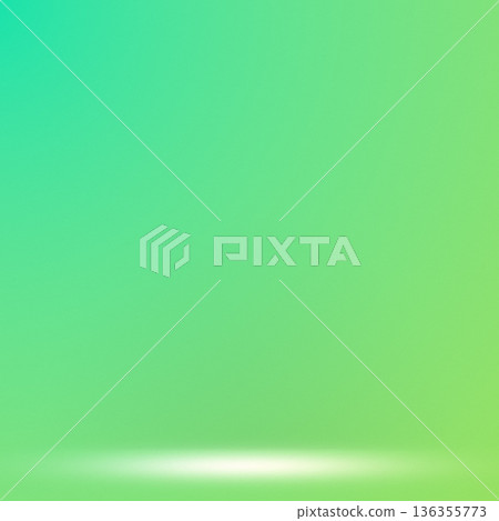 Bright light green studio stage background Bright light green studio stage background 136355773