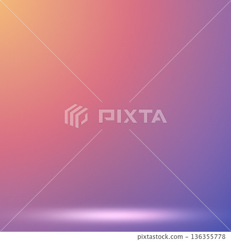 Soft multicolor studio stage background Soft multicolor studio stage background 136355778
