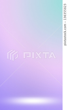 Green pink purple studio stage background 136355823