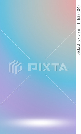 Rainbow color studio stage background Rainbow color studio stage background 136355842