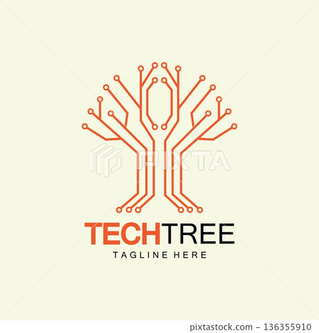 tech tree logo concept,green network technology logo vector.tech tree electrical circuit digital logo vector icon tech tree logo concept,green network technology logo vector.tech tree electrical circuit digital logo vector icon 136355910
