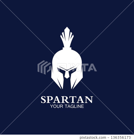 spartan logo icon designs vector 136356173