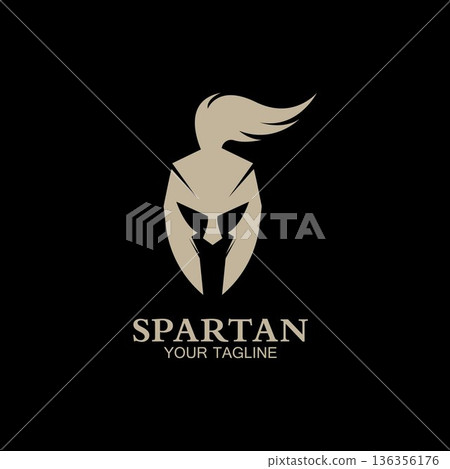 spartan logo icon designs vector 136356176