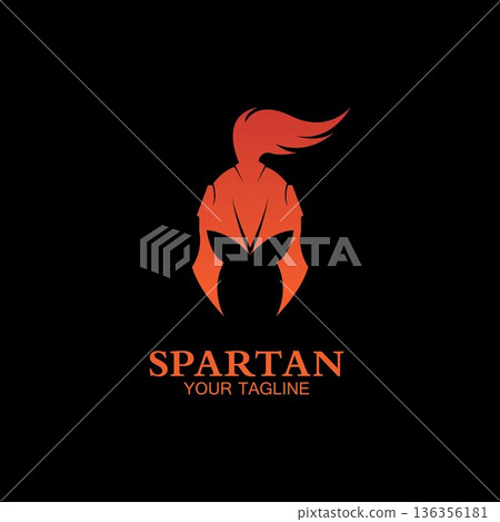 spartan logo icon designs vector 136356181
