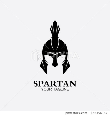 spartan logo icon designs vector 136356187