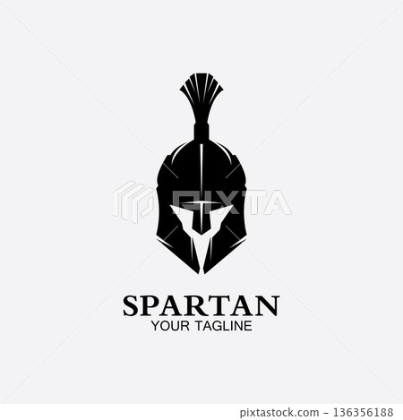 spartan logo icon designs vector 136356188