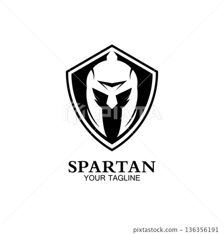 spartan logo icon designs vector 136356191