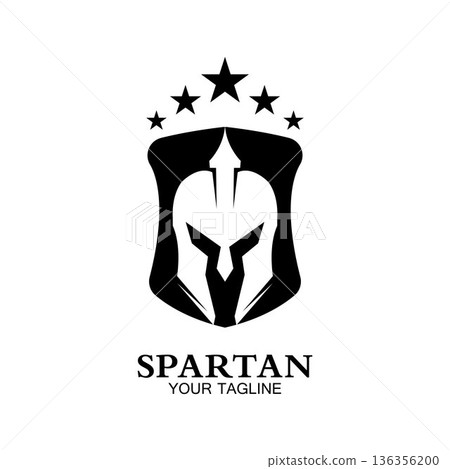 spartan logo icon designs vector 136356200