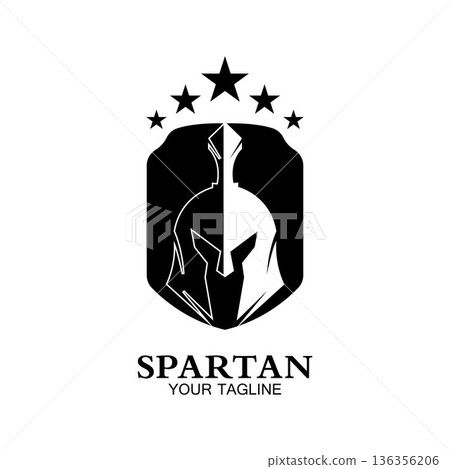 spartan logo icon designs vector 136356206