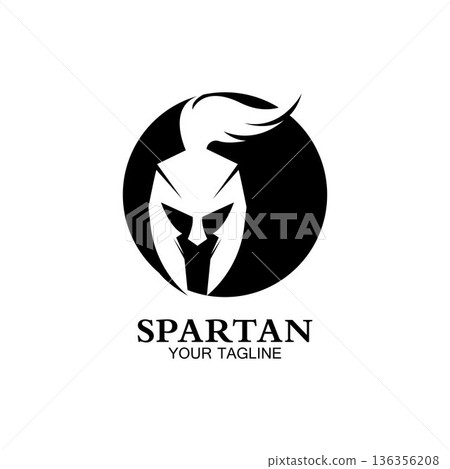 spartan logo icon designs vector 136356208