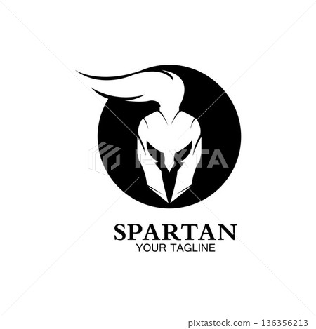 spartan logo icon designs vector 136356213