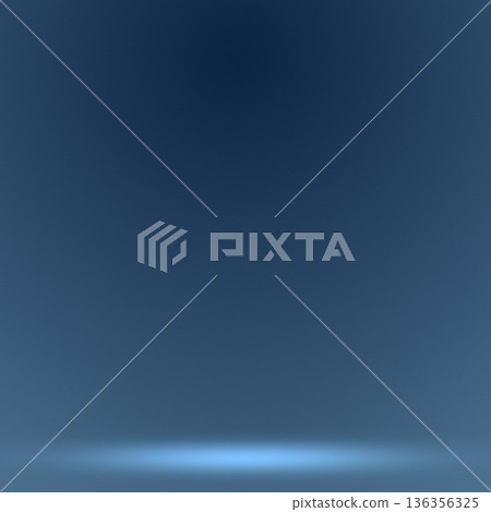 Soft dark blue studio stage background 136356325