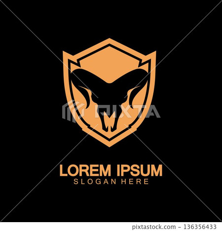 Rams goat head logo icon design vector illustration Rams goat head logo icon design vector illustration 136356433