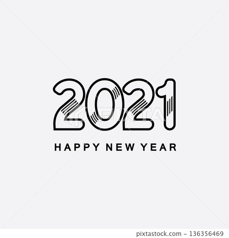 2021 new year icon vector illustration design template.Design for banner, greeting cards, brochure or print. Vector illustration. Isolated on white background. 2021 new year icon vector illustration design template.Design for banner, greeting cards, brochure or print. Vector illustration. Isolated on white background. 136356469