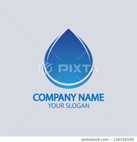 Water drop Logo Template vector Water drop Logo Template vector 136356589