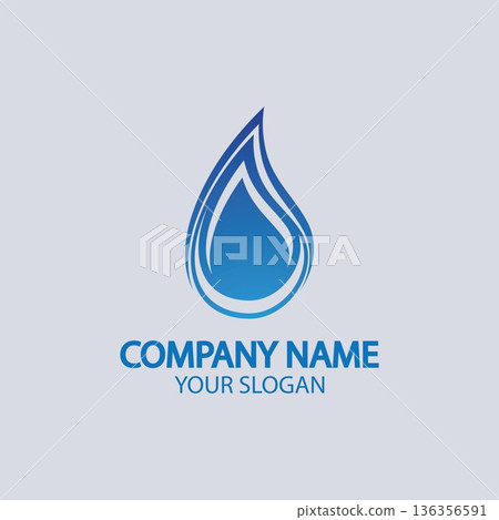 Water drop Logo Template vector Water drop Logo Template vector 136356591