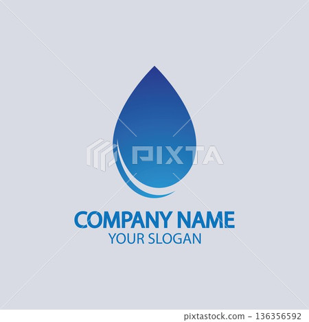 Water drop Logo Template vector Water drop Logo Template vector 136356592