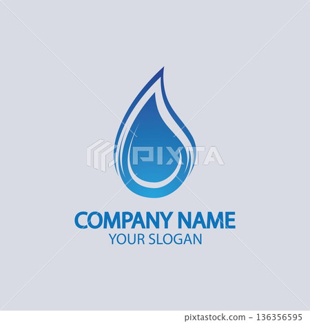 Water drop Logo Template vector Water drop Logo Template vector 136356595