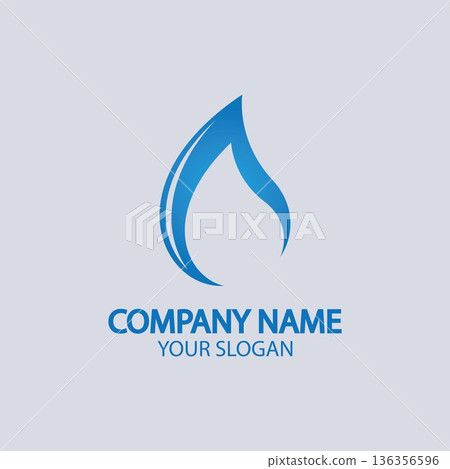 Water drop Logo Template vector Water drop Logo Template vector 136356596