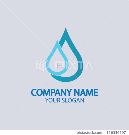 Water drop Logo Template vector Water drop Logo Template vector 136356597