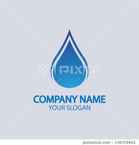 Water drop Logo Template vector Water drop Logo Template vector 136356602