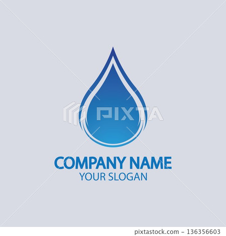 Water drop Logo Template vector Water drop Logo Template vector 136356603