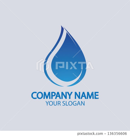 Water drop Logo Template vector Water drop Logo Template vector 136356606