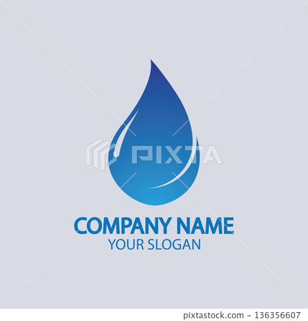 Water drop Logo Template vector Water drop Logo Template vector 136356607