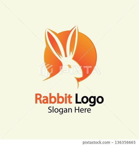Rabbit Logo template vector icon illustration design Rabbit Logo template vector icon illustration design 136356665