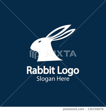 Rabbit Logo template vector icon illustration design Rabbit Logo template vector icon illustration design 136356678