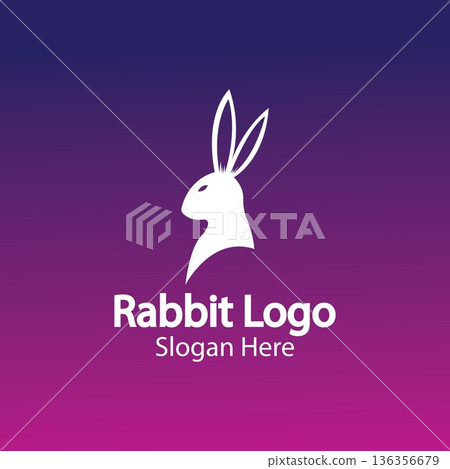 Rabbit Logo template vector icon illustration design Rabbit Logo template vector icon illustration design 136356679