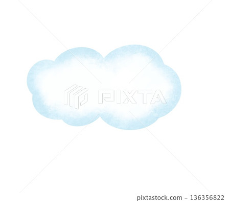 完全手繪⭐︎水彩淺藍色柔和對話框邊框,透明背景 完全手繪⭐︎水彩淺藍色柔和對話框邊框,透明背景 136356822