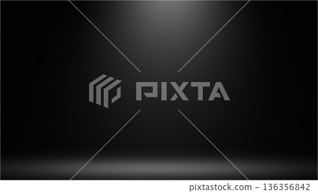 Dark studio background with soft spotlight gradient Dark studio background with soft spotlight gradient 136356842