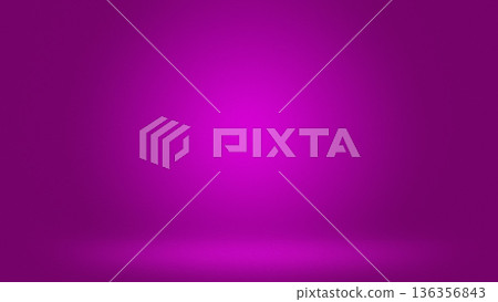 Purple studio background with soft central light glow 136356843