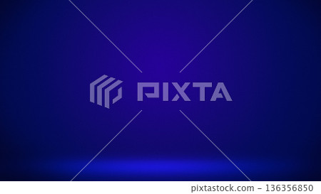 Deep blue studio background with soft spotlight Deep blue studio background with soft spotlight 136356850