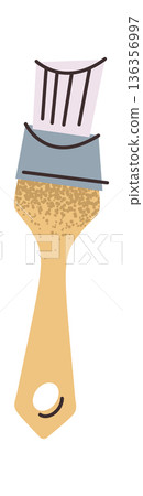 Brush pottery tool sticker design Brush pottery tool sticker design 136356997