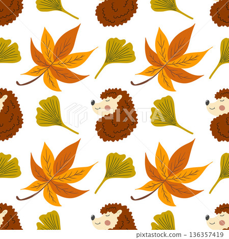 Fabric pattern. Natural style, suitable for various prints, scarves, clothing, cushions 136357419