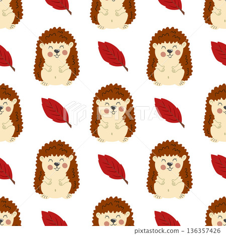 Fabric pattern. Natural style, suitable for various prints, scarves, clothing, cushions 136357426